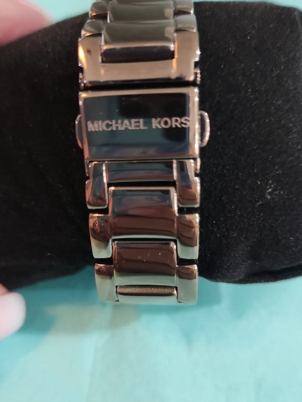 Michael Kors WOMENS Bronze Tone Crystal Accent Chronograph Watch